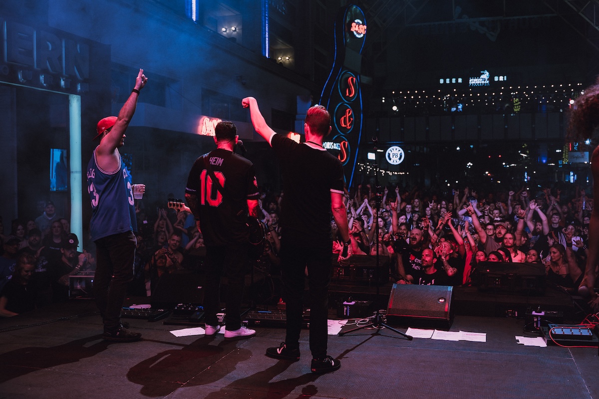 Concert crowd at LLP Events show